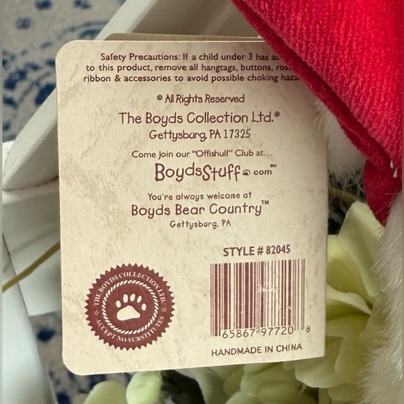 ❤️Gen-yoo-wine BOYDS “Ima Softheart” Valentine Bear❤️ - Picture 2 of 12